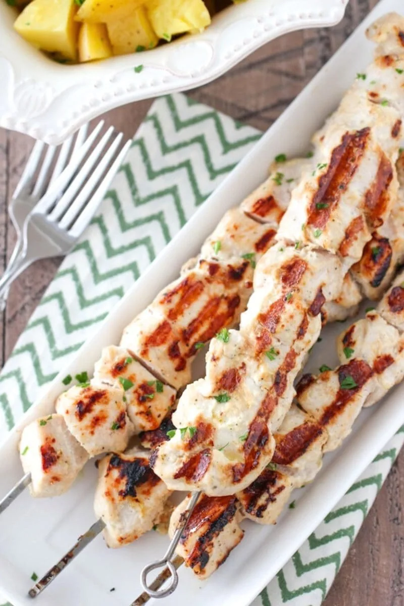 Grilled Chicken Kabobs
Easy Grilled Chicken Skewers