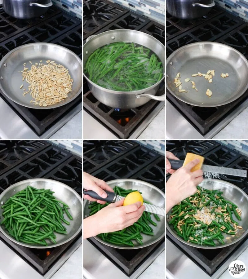 How to make Almond Green Beans tutorial