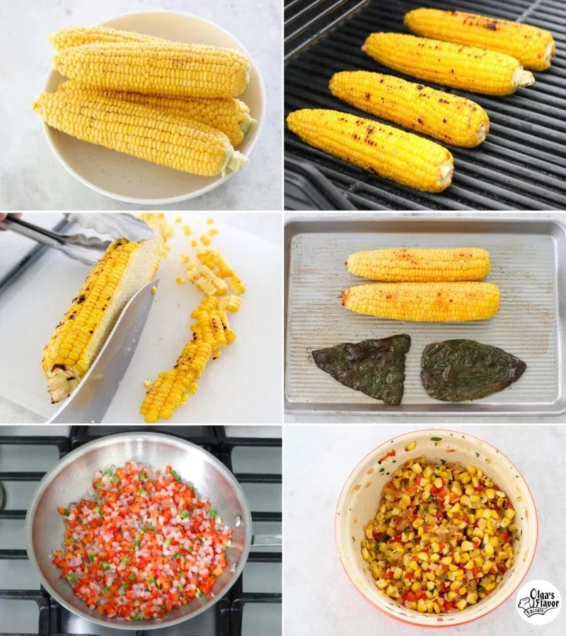 How To Make Grilled Corn Salad tutorial