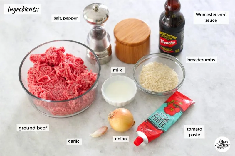 Ingredients for the best grilled cheeseburgers