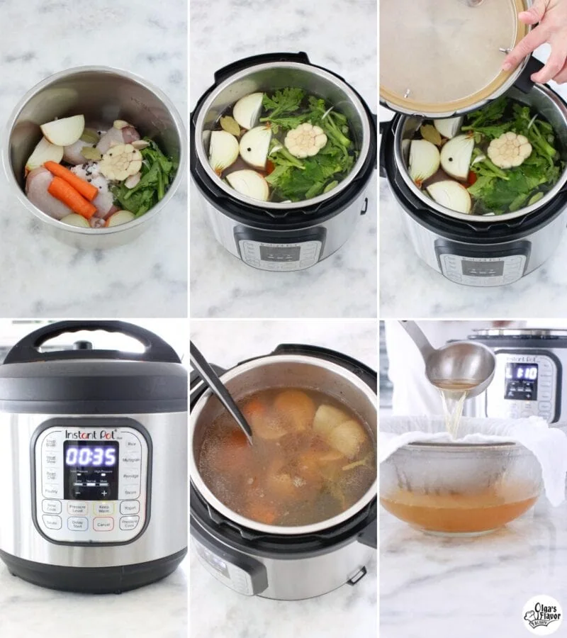 How to make chicken broth in the Instant Pot tutorial