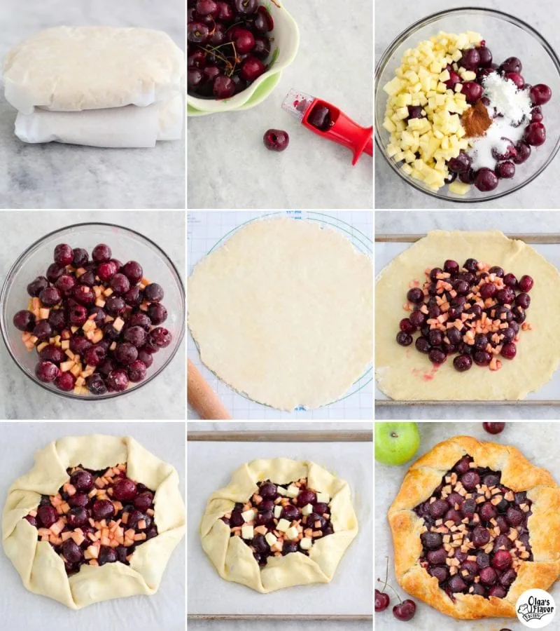 Cherry Galette tutorial