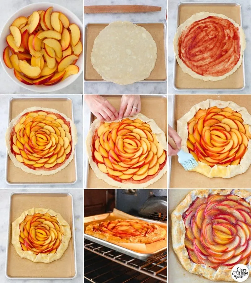 How to make Nectarine Galette tutorial