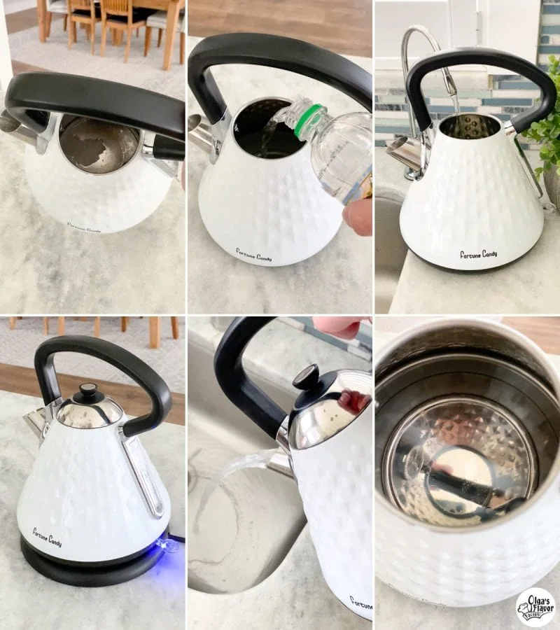 How to clean an electric kettle tutorial