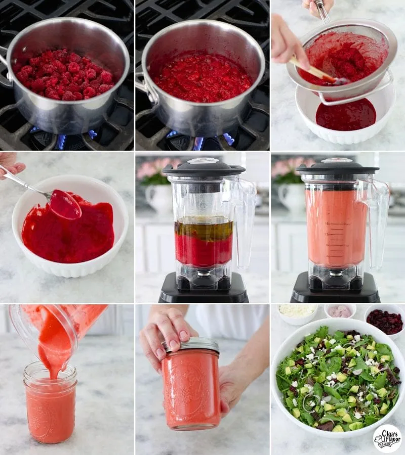 How to make Raspberry Vinaigrette Salad