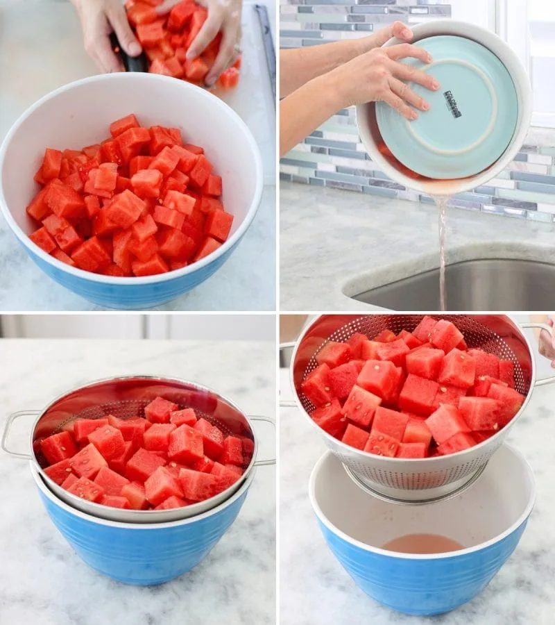 How to store cut up watermelon so it stays fresh as long as possible. 
Watermelon storage. 