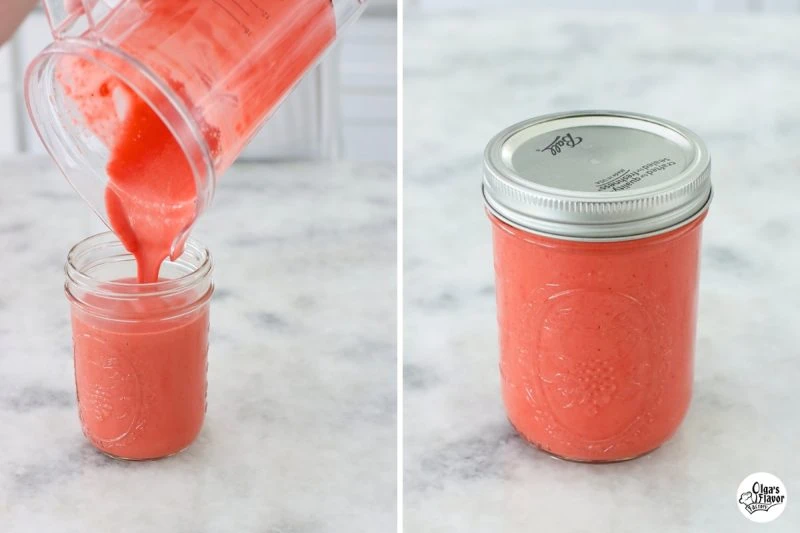 How to store Raspberry Vinaigrette