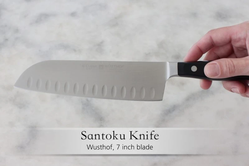 Best kitchen knives - Santoku knife.