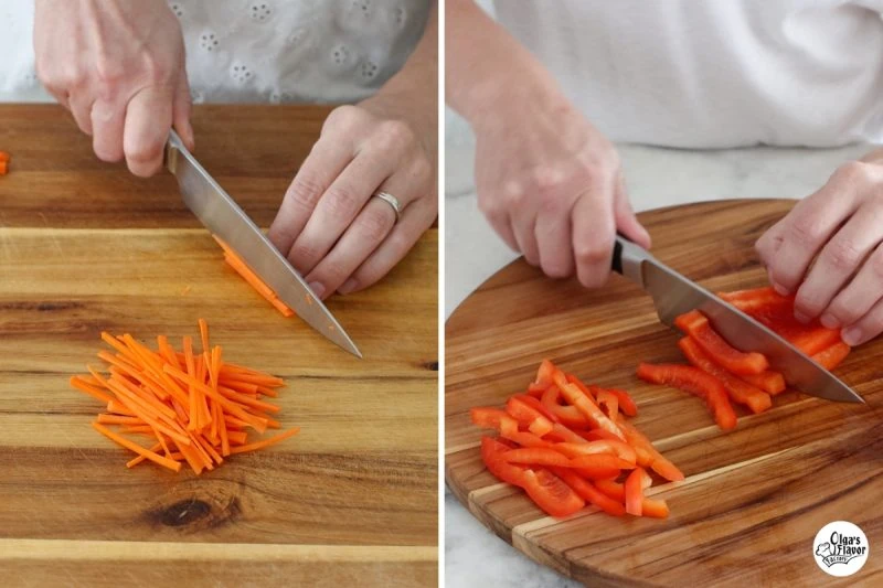 Basic Knife Skills - Julienne