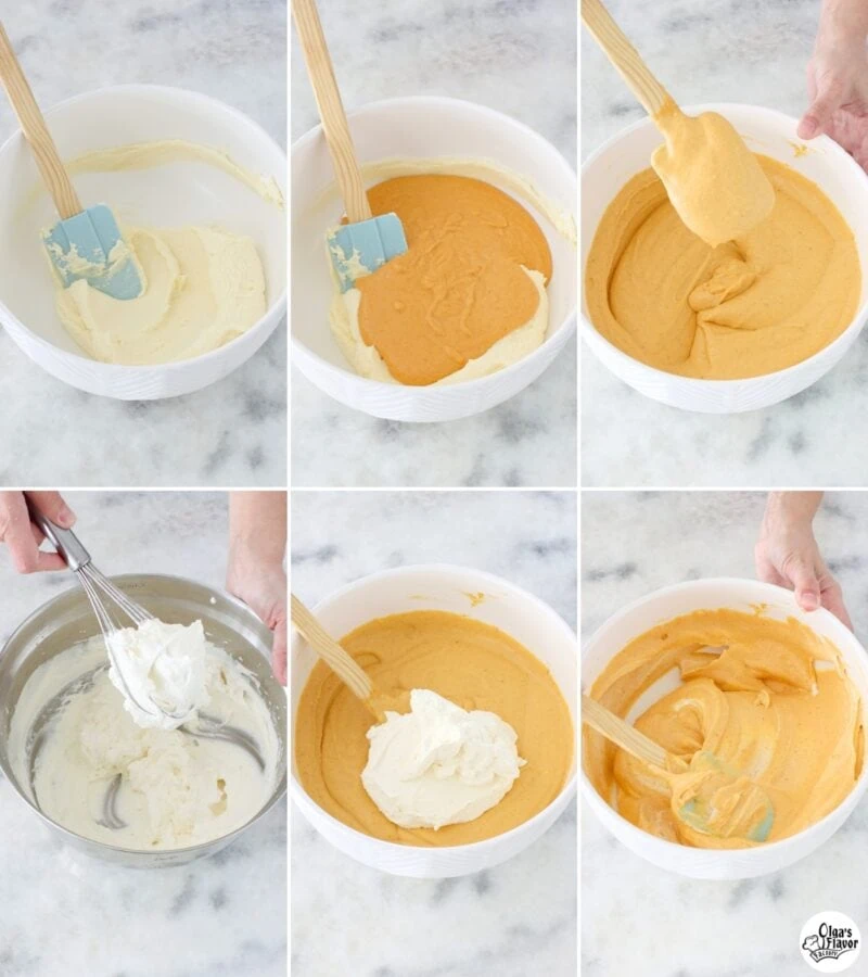 Tutorial of how to make Pumpkin Mascarpone filling for Tiramisu