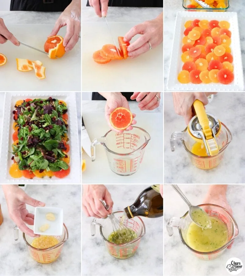 How to make Orange Salad tutorial