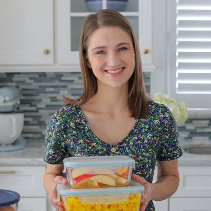 Olga in the kitchen