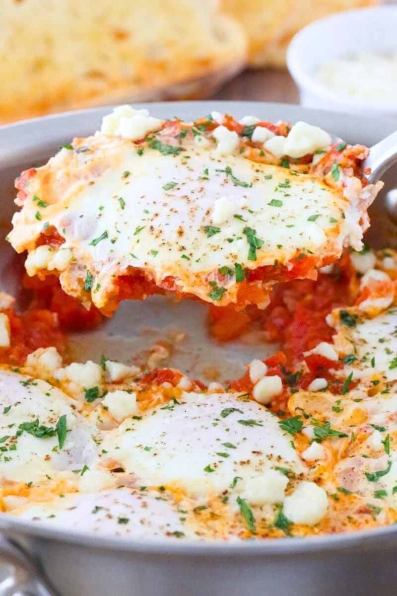 Shakshuka with Fresh Tomatoes 